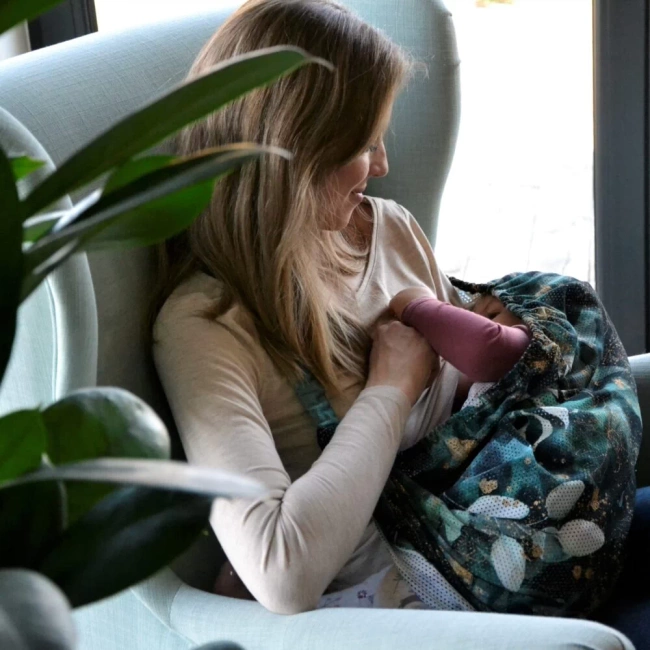 Rollersy - chusta do karmienia Gold Dust Black