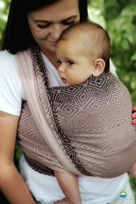 Chusta tkana Little Frog - Tencel Charmy Cube