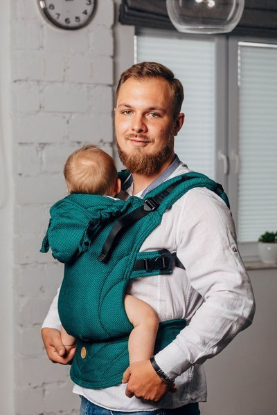 Moje drugie nosidełko LennyLamb - LennyGo Szmaragd