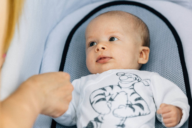 Antypotowa wkładka do gondoli - Mała Jodełka Szara