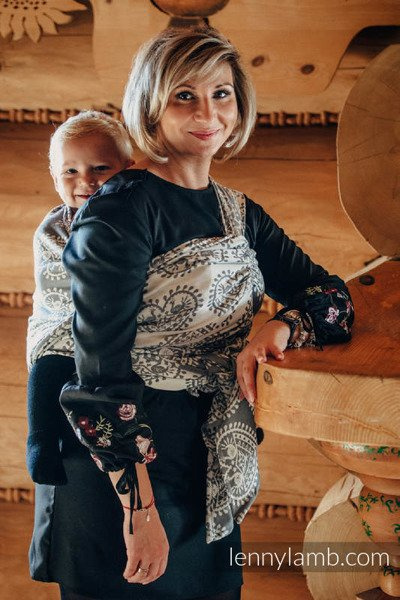 Chusta tkana Lenny Lamb Folkowe Serca