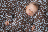 Bamboo Muslin Square LennyLamb - Cheetah Brown&Cream