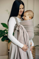 Basic Line Baby Sling LennyLamb - Little Herringbone Almond