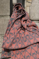 Chusta tkana Yaro Sling - La Fleur Puffy Rose Grey Bourette Glam