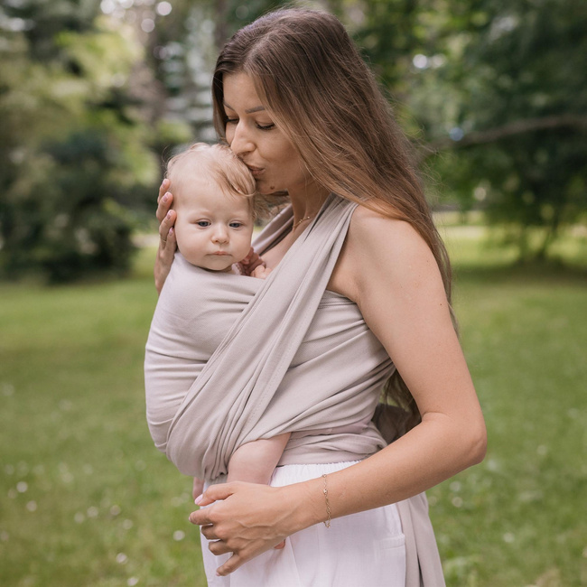 Woven wrap Zaffiro Be Close - Roma: Beige