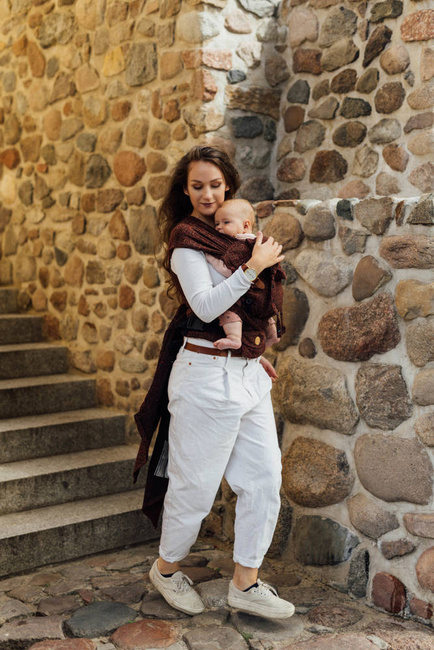 Nosidło hybrydowe LennyLamb - Big Love Auburn