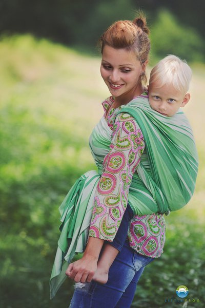 Woven wrap Little Frog Bamboo Tsavoryt