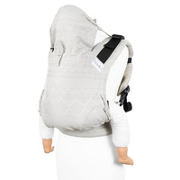 Nosidełko regulowane Fidella Fusion 2.0 Cubic lines Pale Grey