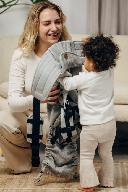 Nosidełko LennyLamb - LennyPreschool: Mała Jodełka Szara