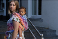 Chusta tkana Yaro Slings Mirage Waffle Towel Havana Grad Viscose Modal