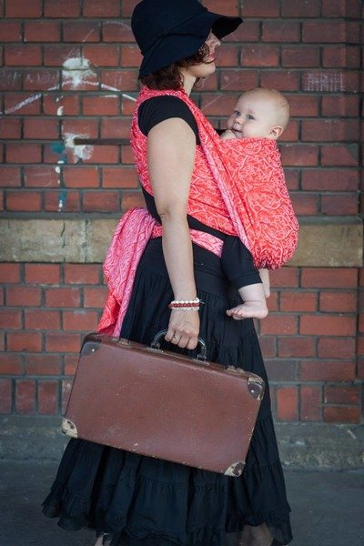 Chusta tkana Loktu She Bird Garden Carmina