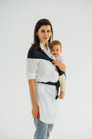 Baby Carrier LennyLamb LennyHip - Little Herringbone Ombre Grey