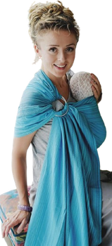 Little Frog Ring Sling - Aquamarina