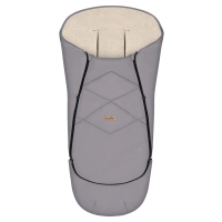 Zaffiro - Regulowany wełniany śpiwór EverGrow Aspen 0-36m - Steel Grey