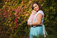 Chusta tkana EverySlings Babyheart Gooseberry