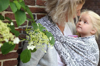 Chusta tkana Yaro Ava Contra Grey Confetti