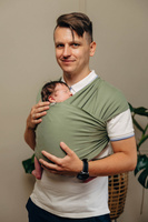 LennyLamb Stretchy/Elastic Baby Sling - Sage (5m.)