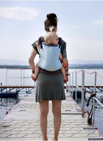 Nosidełko Kinder Hop Basic: Turquoise Zig Zag