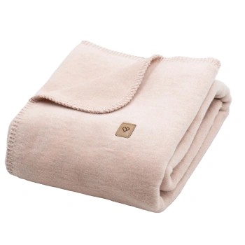 Zaffiro - Koc bawełniany Oslo 75x100cm baby pink