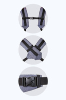 Nosidełko Zaffiro - regulowane SMART Nature Blue