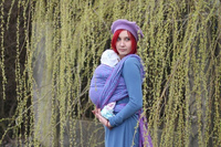 Chusta tkana Sensimo Slings - Azuleyo Lila