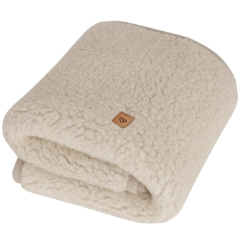 Zaffiro - Koc 100% wełna - Baranek Beige