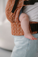 Nosidełko Kavka MultiAge Pro: Hazelnut Braid (No cotton)