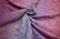 Chusta tkana Yaro Gravity Duo Aqua Grad Orange Violet Tencel