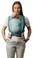 Chusta tkana LennyLamb - Mała Jodełka Baby Mint