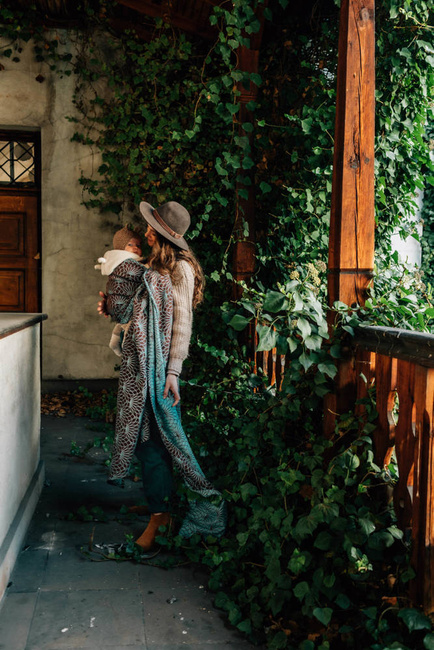 Chusta tkana LennyLamb - Lotos Nymph