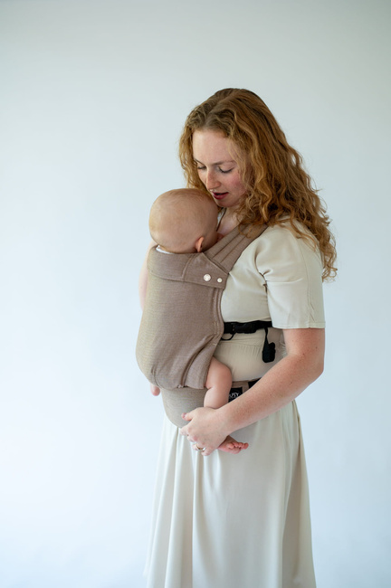 Qusy adjustable ergonomic carrier  2.0 - Walnut Twill Bamboo