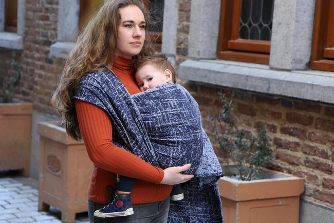 Ring Sling Yaro Sparkling Ultra Navy Grey Repreve