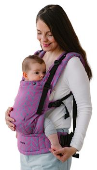 Baby carrier Kavka MultiAge Pro: Rosita Braid Cotton/Tencel