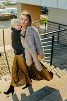 Nosidełko LennyLamb LennyUpGrade - Pawi Ogon - Pitch Black