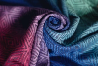Chusta tkana Little Frog - Tencel Aurora Cube