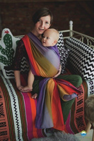 Chusta tkana Little Frog Aura in Love