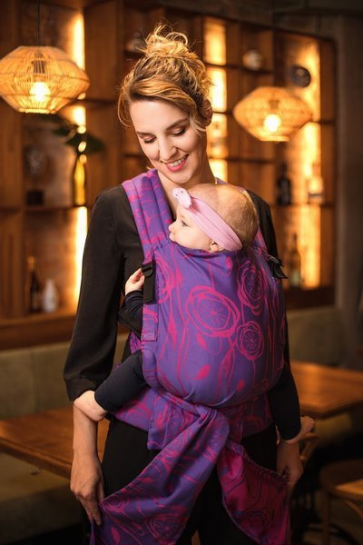 Nosidło Hybrydowe EverySlings Click&Tie Moonid Princes 