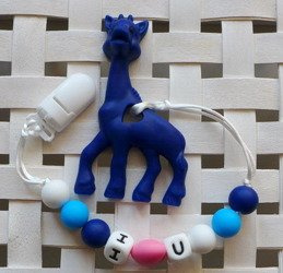 Przywieszka Żyrafka Niebieska 1