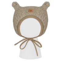 Zaffiro - Violet Hat 100% Wool – Lamb S (0-6m) Brown