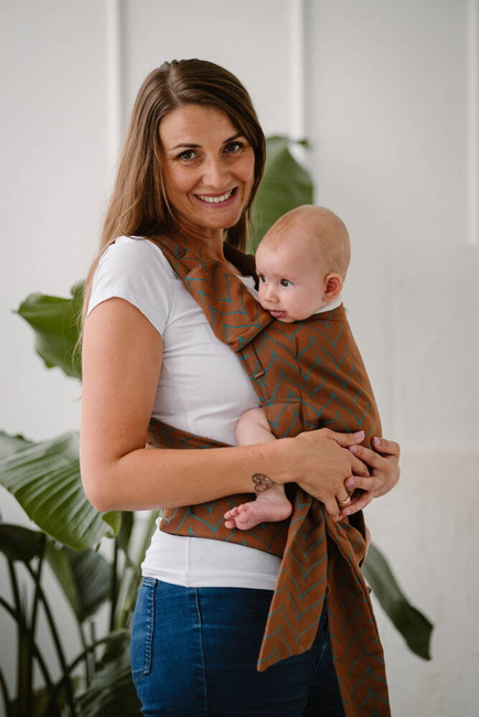 Half Buckle Kavka Handu Pro: Cinamon Braid Cotton/Tencel