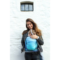 Chusta kółkowa Yaro Elvish Aqua Grad Linen Tussah