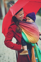 Chusta tkana Little Frog Lniany Ammolit