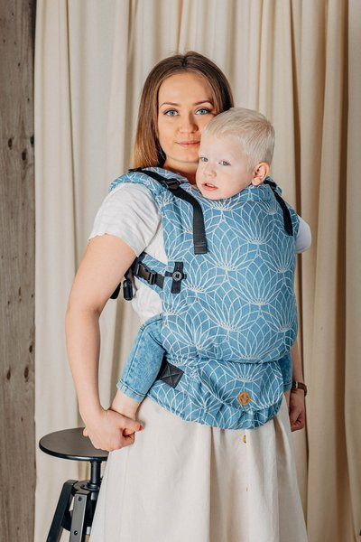 Nosidełko LennyLamb - LennyUpGrade Lotos Niebieski