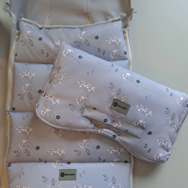 Rollersy - Bezpieczny śpiworek do auta -Grey Gypso