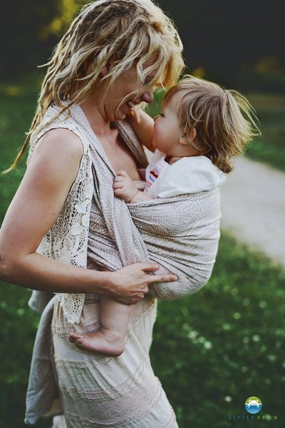 Chusta tkana Little Frog - Natural Wildness