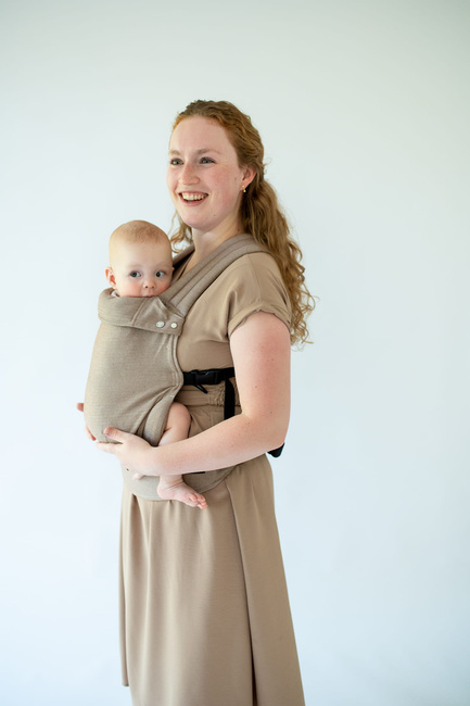 Qusy adjustable ergonomic carrier  2.0 - Walnut Twill Bamboo
