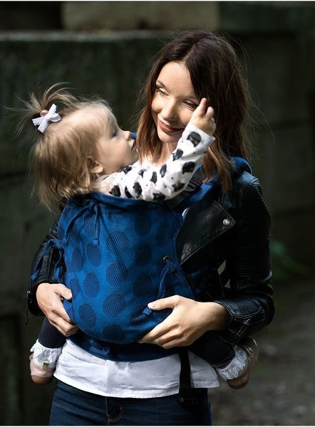 Nosidełko Kinder Hop Multi Soft: Dots Blue