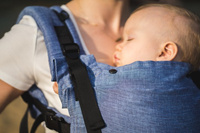 Nosidełko Kavka Multi-age Forget-me-not linen