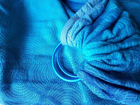 Chusta kółkowa/Ring Sling Yaro Slings Gravity Duo Aqua Grad Blue Green Seacell Wrap (używana)