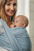 Chusta tkana LennyLamb - LittleLove Sky Blue